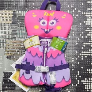 Speedo Kids Swim Vest - Pink and Purple